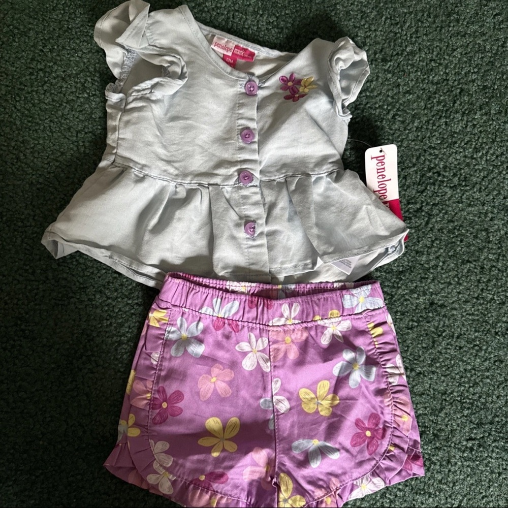 Penelope Mack Kids Floral Matching Set